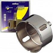 Коронка TRIO-DIAMOND&nbsp;&nbsp;алмазная по керамике и кафелю с центрир. сверлом 70мм